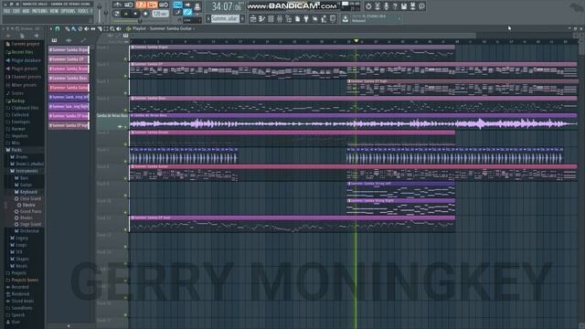 FL STUDIO JAZZ FLP | Marcos Valle - Summer Samba / Samba de Verão смотреть онлайн
