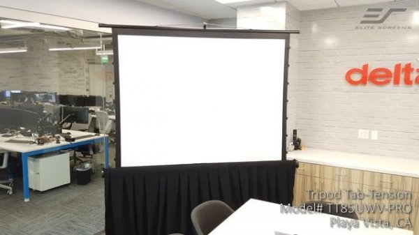 Elite Screens Tripod Tab-Tension Series - Portable Free- tripod stand projector screen