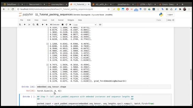 Pytorch Tutorial On Batch For Sequences