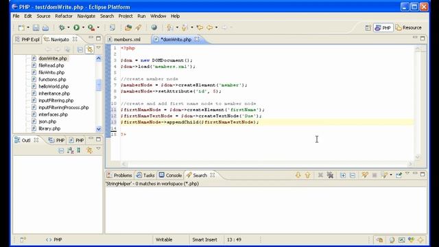 PHP: Appending Elements to XML with DOM смотреть онлайн