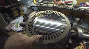 15кВт асинхронник в генератор на магнитах