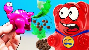 23 Безумные китайские конфеты от дядюшки По| Дядюшка По прислал посылку из Китая для медведя Валеры