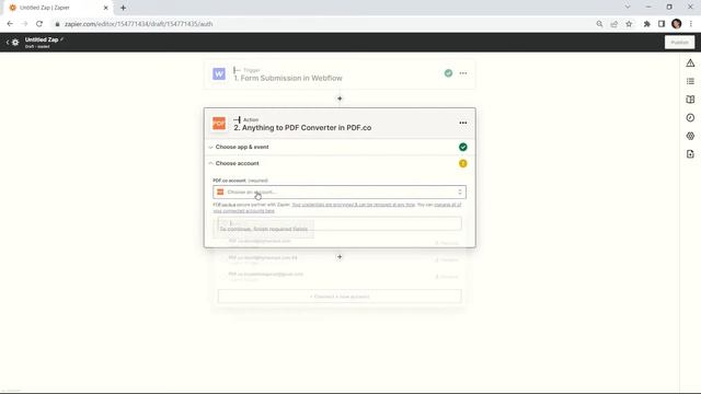 How to Generate PDF from Webflow form using PDF.co and Zapier смотреть онлайн