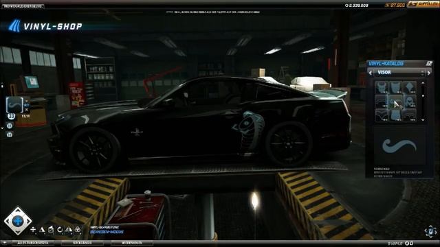 NFS World Vinyl Tutorial - Ford Mustang Shelby GT 500 Super Snake Emblem HD смотреть онлайн