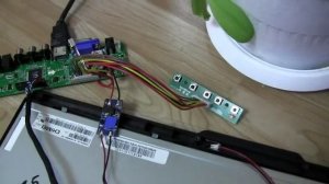 подключение TV  скалера к матрице