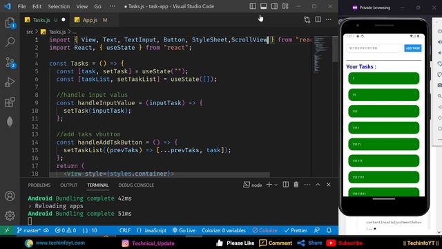 Scroll Effect Mastering React Native | React native Tutorials смотреть онлайн