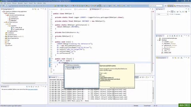 Java Creed - Simple Java Database Swing Application - Part 06 - Domain смотреть онлайн