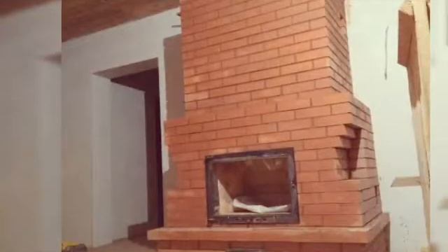 Камин строительство с дверью смотреть онлайн