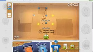 Прохождение игры Cut the Rope №1