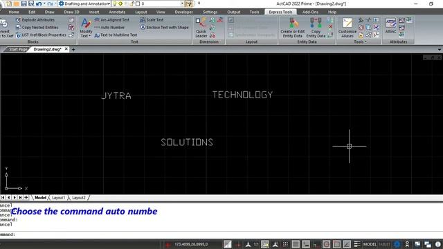 How to create Auto number in ActCAD смотреть онлайн