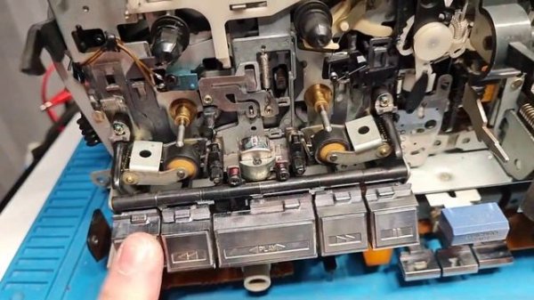 JVC PC-W330LS Belt replacement замена пассиков и ремонт