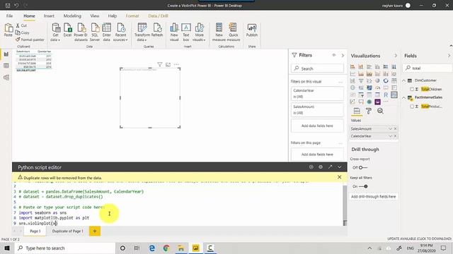 Create a ViolinPlot in Power BI смотреть онлайн