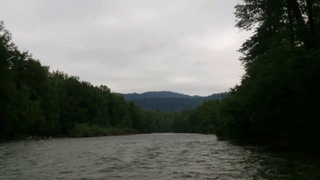 р. Снежная на аэроглиссере