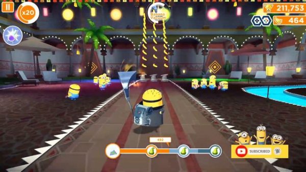 Minions PC Game Minion Rush 2022 - Vampire minion Run 950 meters as the Mega Minion | Lv.154 EP 08