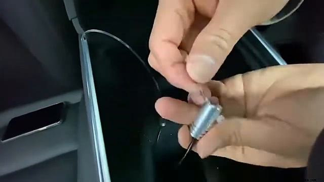 Neon Tube RGB Interior Lighting String Lights With App Control For Tesla Model 3 Model Y Center