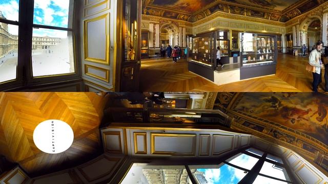 The Louvre Museum Guided Tour in 360° VR смотреть онлайн