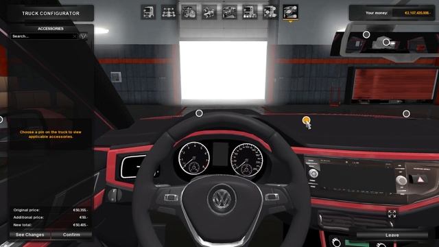 Volkswagen Polo 2018 | Euro Truck Simulator 2 (ETS2 1.28 Mod) смотреть онлайн