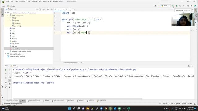 Chapter 30 Python read Json file смотреть онлайн