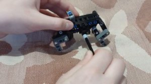 маленькая шагающая машинка из ЛЕГО ТЕХНИК (лего самоделки: 233)