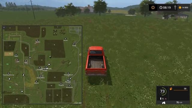 обзор карты ВЛАДИМИРОВКА - Farming Simulator 17 смотреть онлайн