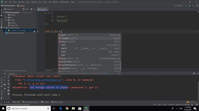 Arabic Python Course | كورس بايثون عربي 17(Tuples & Dictionaries) смотреть онлайн