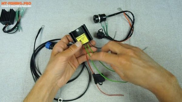 ЭЛЕКТРИКА на YAMAHA 9.9 - 15 GMHS. Зарядка Аккумулятора от Лодочного Мотора Ямаха 9.9 2 такта