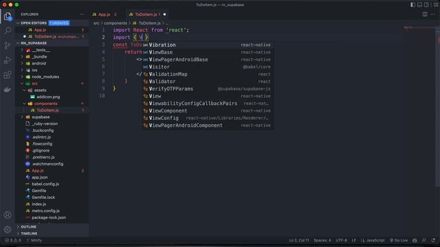 Building a React Native Supabase application - #2 Displaying to-do items in the app смотреть онлайн