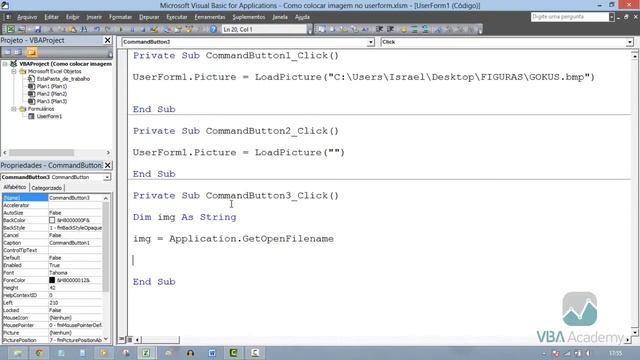 Colocar imagem no Userform - VBA Academy смотреть онлайн