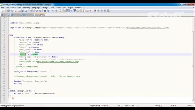 How To Integrate Instamojo Payment Gateway in PHP With Database Connection | Tamil | F5Craft смотреть онлайн
