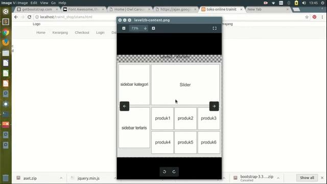 Membuat Template Toko Online Dengan Bootstrap 2 struktur utama смотреть онлайн