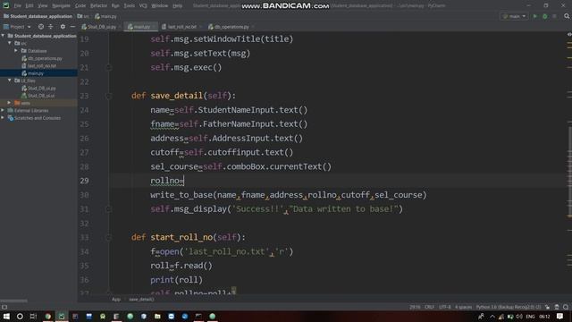 Student Database Project using PyQt5 in tamil | Part -4 смотреть онлайн