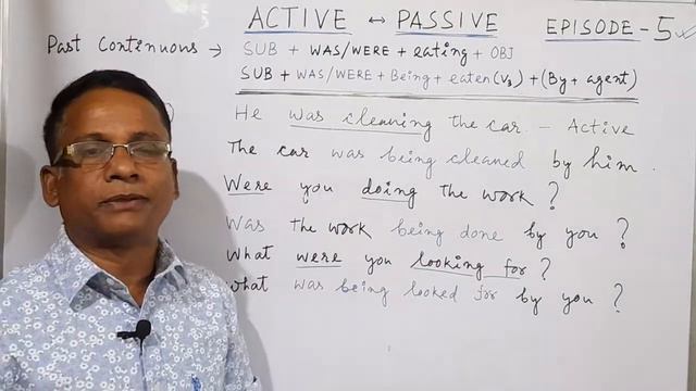 Active Passive Voice for Past Continuous in Odia Episode #5 смотреть онлайн