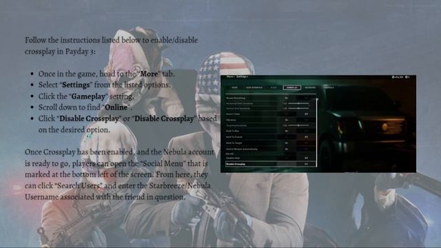 How To Enable/Disable Crossplay on Payday 3 (2023 Guide) смотреть онлайн