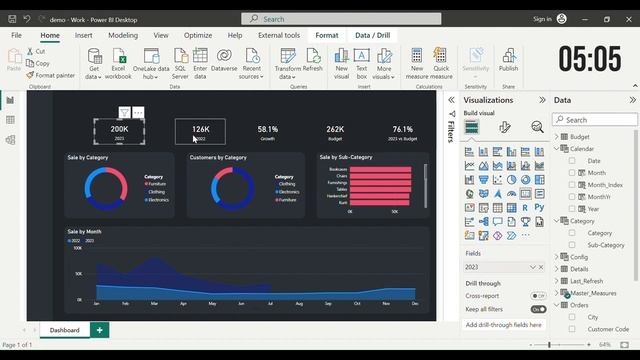 Dark Power BI Dashboard Design Theme in Just 10 Minutes смотреть онлайн