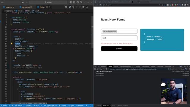 Using React Hook Form, Zod Validation and Server Actions in NextJs 13 смотреть онлайн