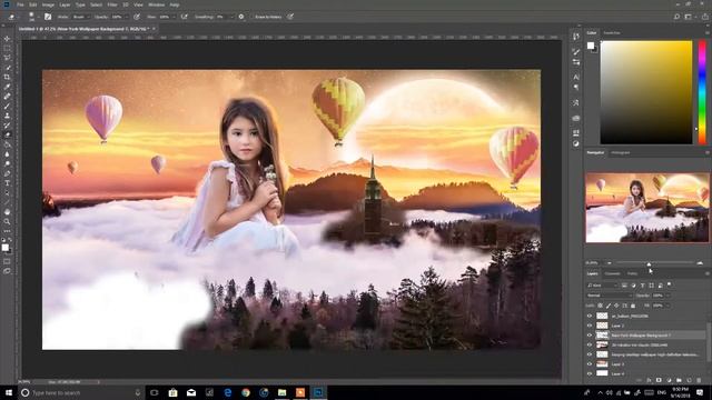 Adobe Photoshop CC 2018 Content creation || Time Lapse || ENJOY :D смотреть онлайн