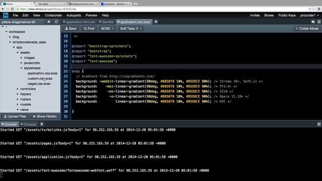 98. Ruby on rails tutorial (Rails App): Rails Asset Pipeline смотреть онлайн