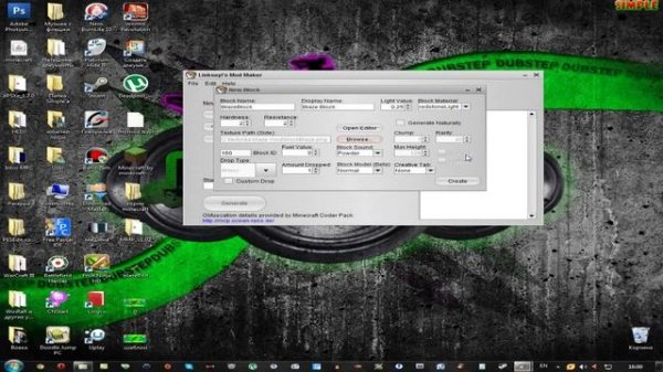 Создаем Моды Для Minecraft в Linkseyi's Mod Maker. [#1] Блоки.