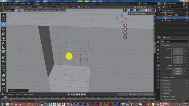 Blender Quick Tip: How to properly connect loose vertices in blender. смотреть онлайн