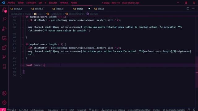 2.13# MODULO DE MÚSICA - DISCORD BOT MODULAR V12 | Saltar/omitir canciones en lista (SKIP VOTE) смотреть онлайн