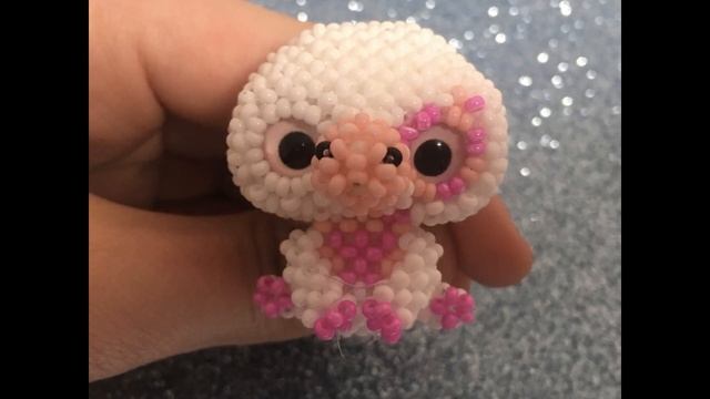Амигуруми клубничная коровка из бисера смотреть онлайн