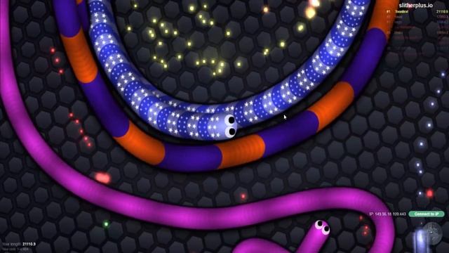 Slither.io - New Slitherio Princess Skin | High Score Epic Moments