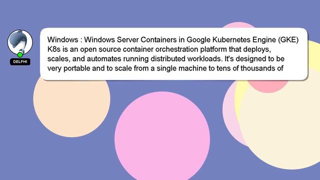 Windows : Windows Server Containers in Google Kubernetes Engine (GKE) смотреть онлайн
