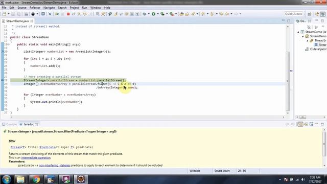 Java 8 parallel Stream example | Java 8 streams tutorial | Java 8 streams | Streams in Java 8 смотреть онлайн