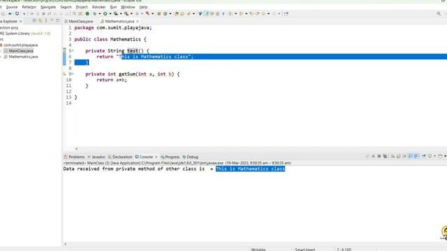 Java Reflection call private method Of Other Class | reflection in java | reflection api in java смотреть онлайн