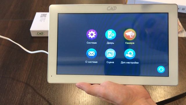 Распаковка монитора видеодомофона CMD VD109M T Full HD смотреть онлайн