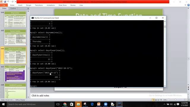 date and time functions in MySQL смотреть онлайн
