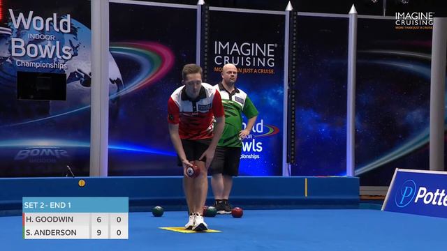World Indoor Bowls Championship 2024 Harry Goodwin vs Stewart Anderson - Day 16 Match 3 смотреть онлайн