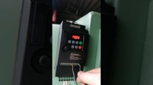 Подключение частотника HE200 5.5 к.в. к токарному станку