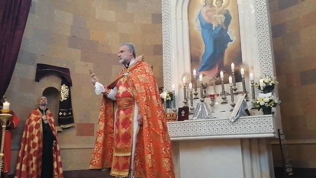 Проповедь настоятеля монастыря Дадиванк, иерея Ованнеса Ованнисяна смотреть онлайн